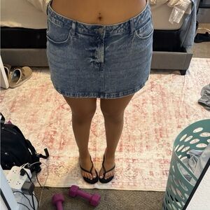 Tilly's Blue Pencil Mini Skirt Casual Night Out